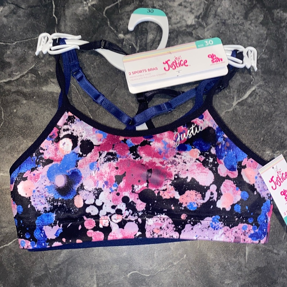 2 Pk. Justice Oh So Soft Sports Bras